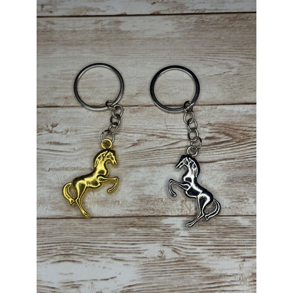 3D Horse Keychain     Choose Gold Tone or Silver Tone